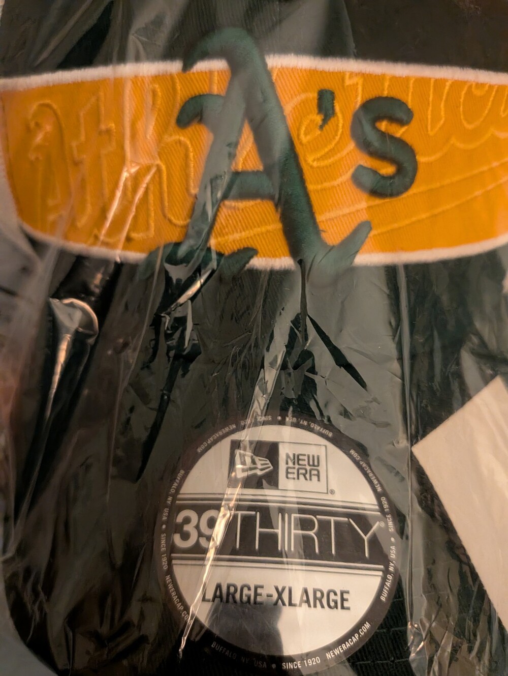 Oakland Athletics 39Thirty L/XL New Era Hat